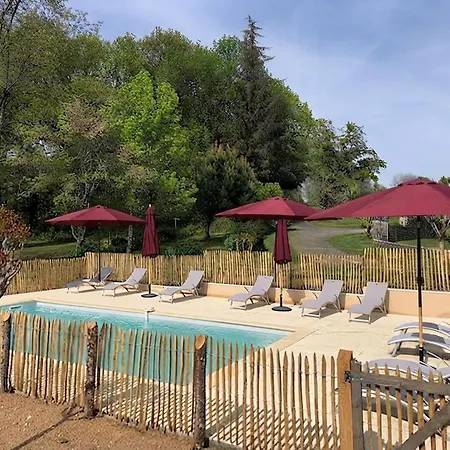 Grande Maison Avec Piscine Privée, Parking Et Animaux Acceptés - Fr-1-616-505 Casa rural Villamblard